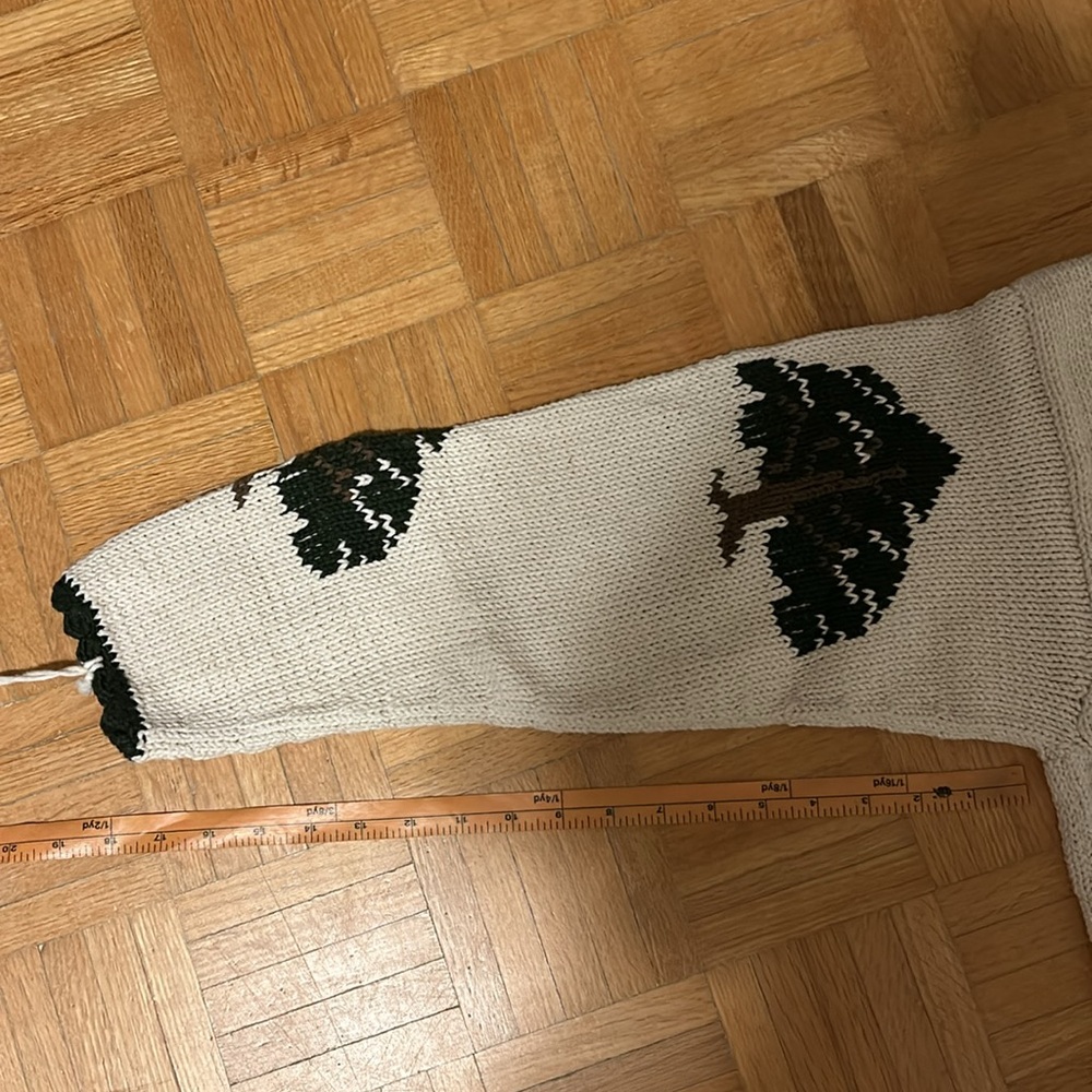 Rey Wear Tree Pattern Knit Cardigan - Picture 6 of 13
